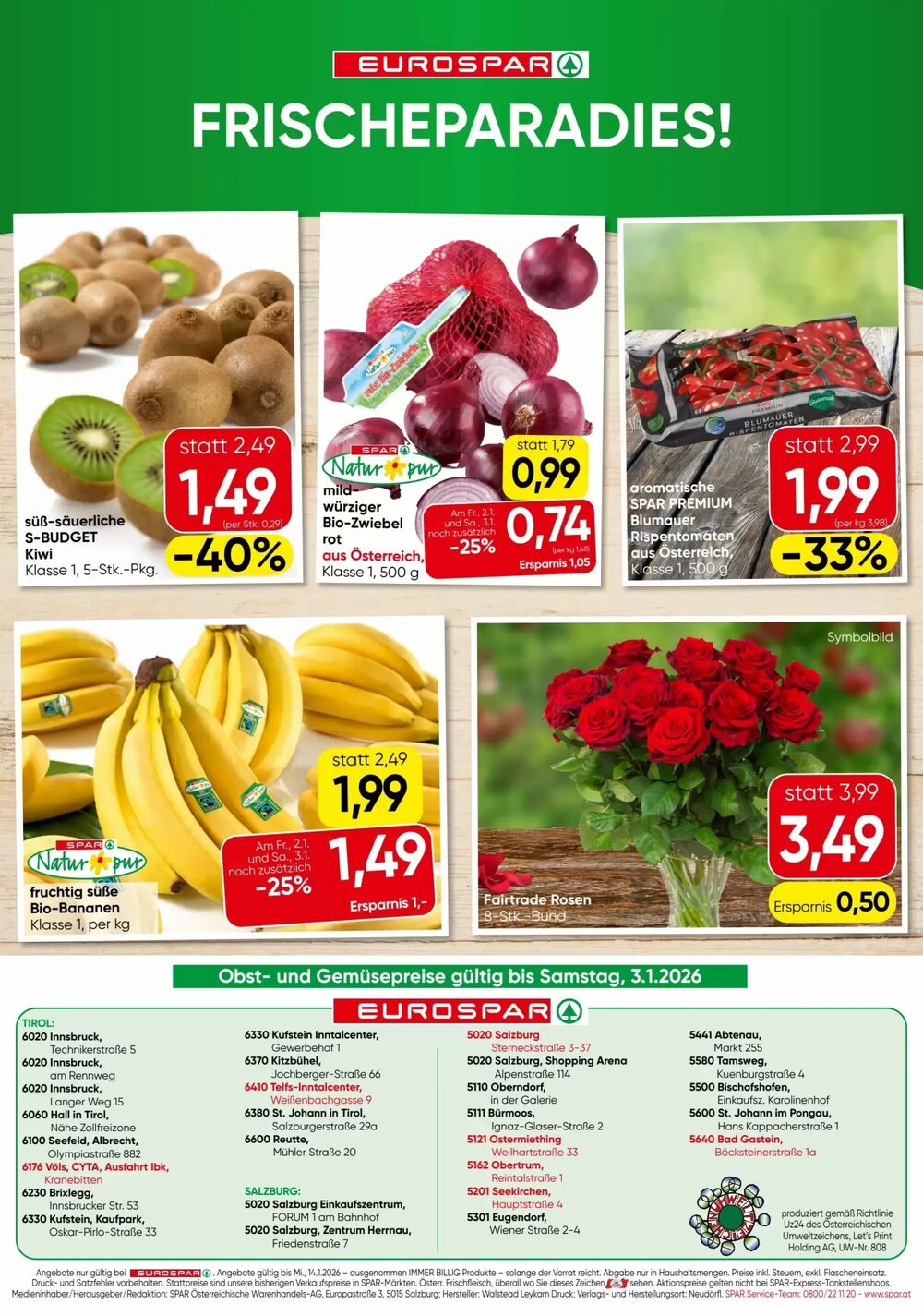 Eurospar Flugblatt (ab 02.01.2026) - Angebote und Prospekt - Seite 16
