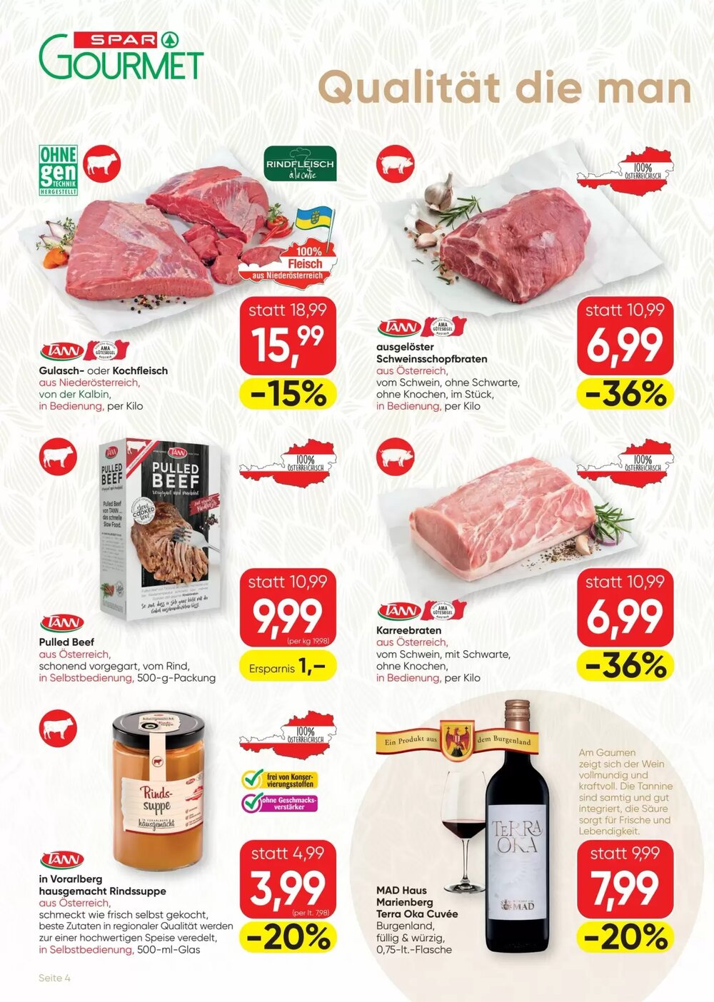 SPAR Gourmet Flugblatt (ab 02.01.2026) - Angebote und Prospekt - Seite 4