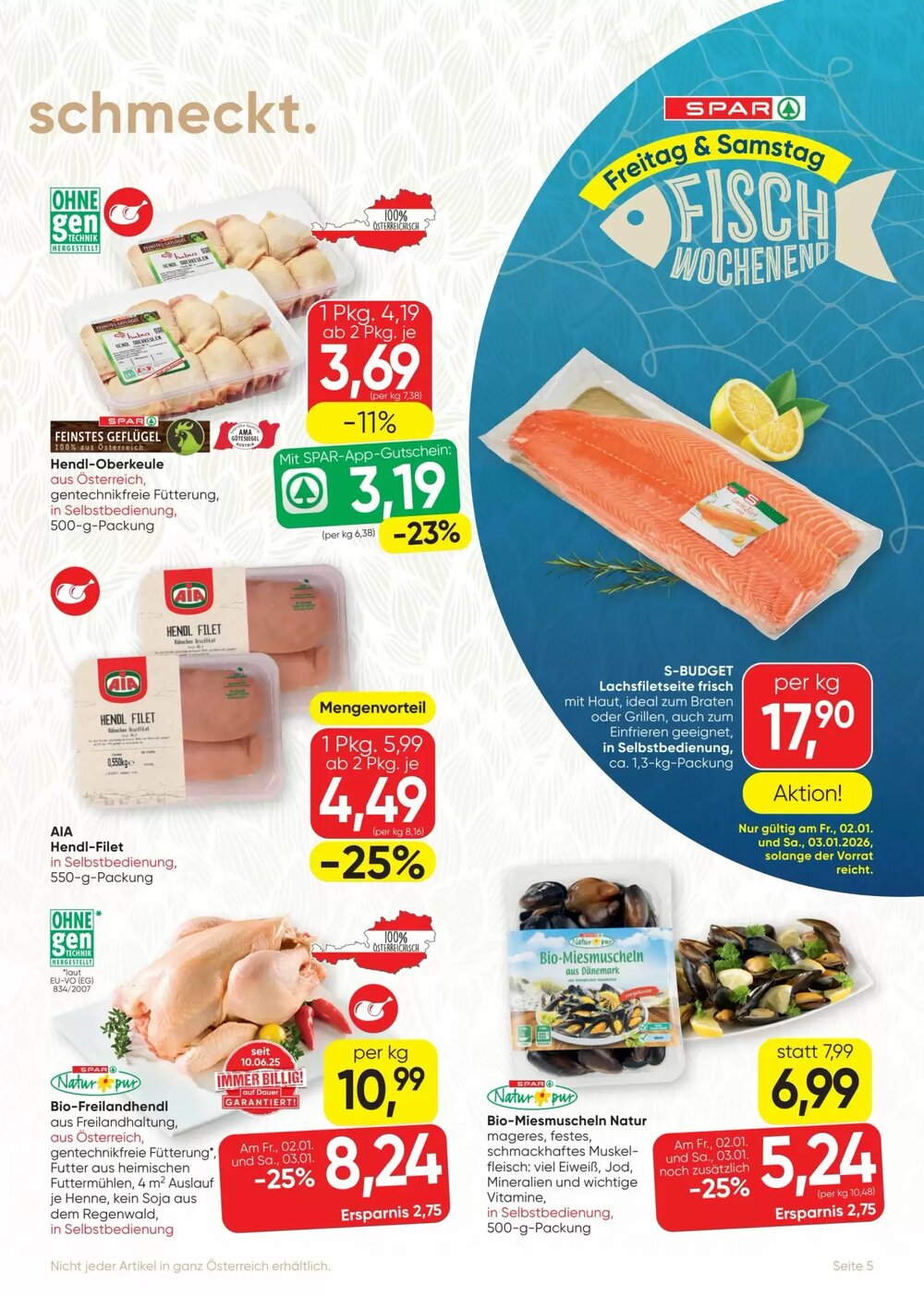 SPAR Gourmet Flugblatt (ab 02.01.2026) - Angebote und Prospekt - Seite 5
