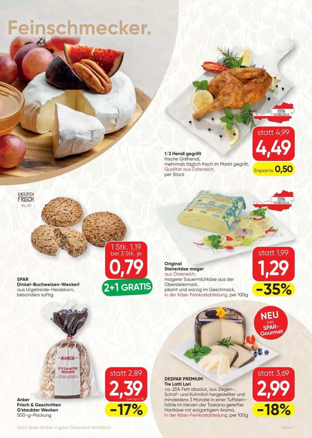 SPAR Gourmet Flugblatt (ab 02.01.2026) - Angebote und Prospekt - Seite 7