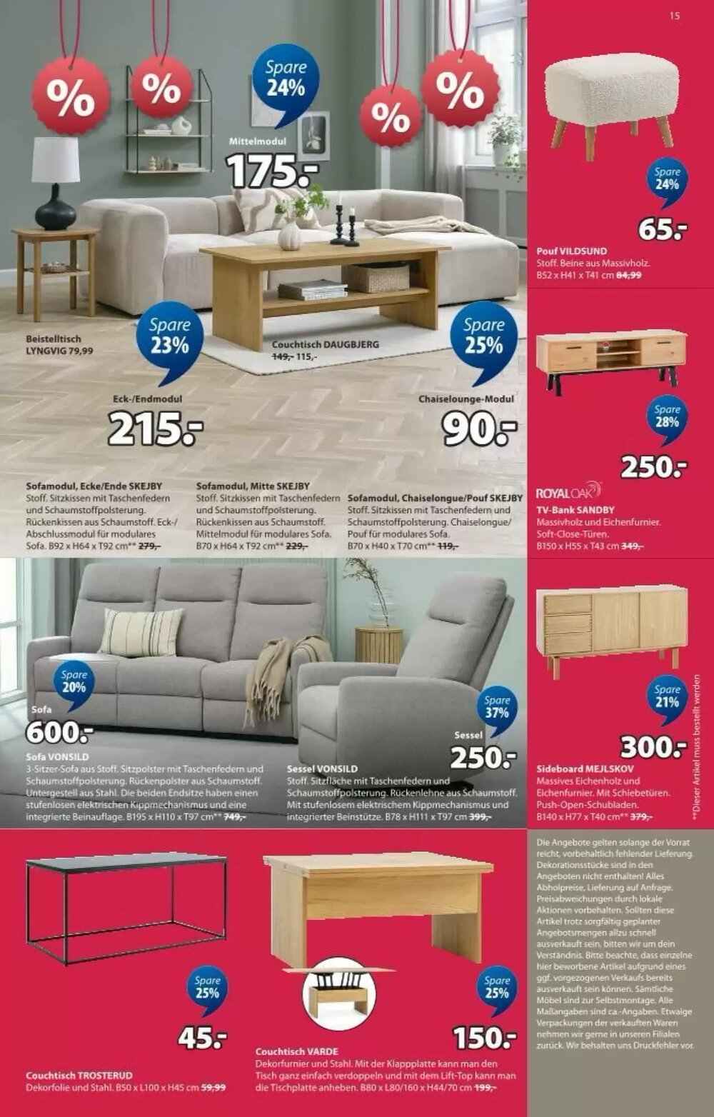 JYSK Flugblatt (ab 02.01.2026) - Angebote und Prospekt - Seite 15