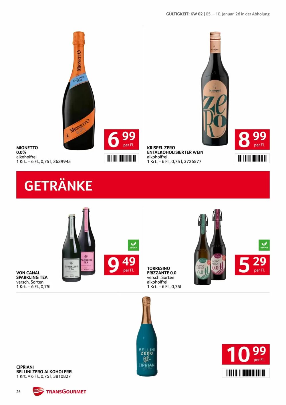 Transgourmet Flugblatt (ab 05.01.2026) - Angebote und Prospekt - Seite 25