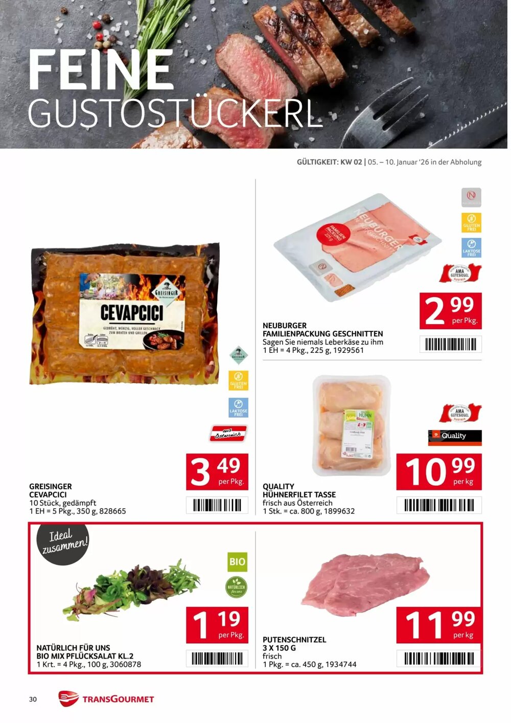 Transgourmet Flugblatt (ab 05.01.2026) - Angebote und Prospekt - Seite 29