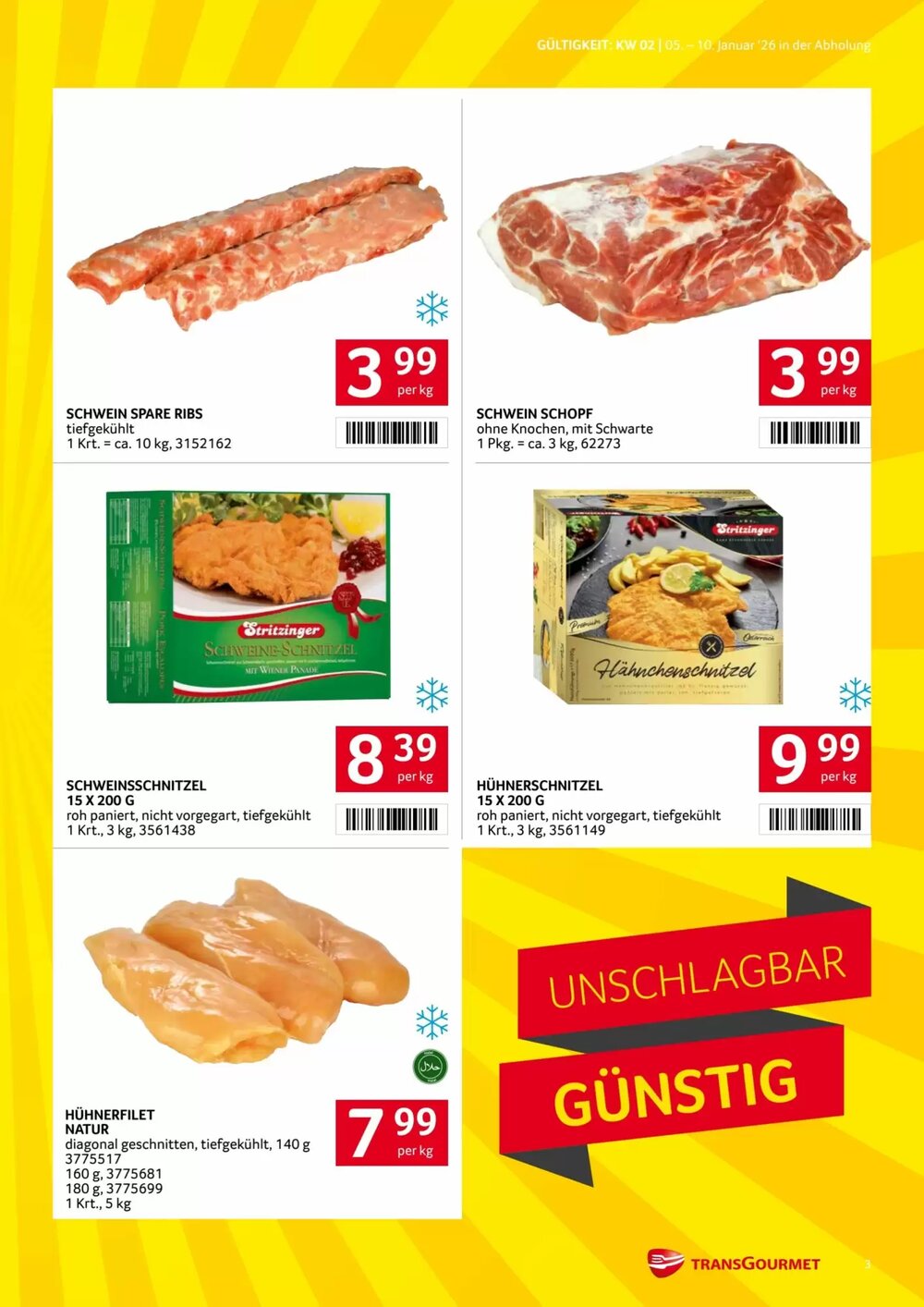 Transgourmet Flugblatt (ab 05.01.2026) - Angebote und Prospekt - Seite 3