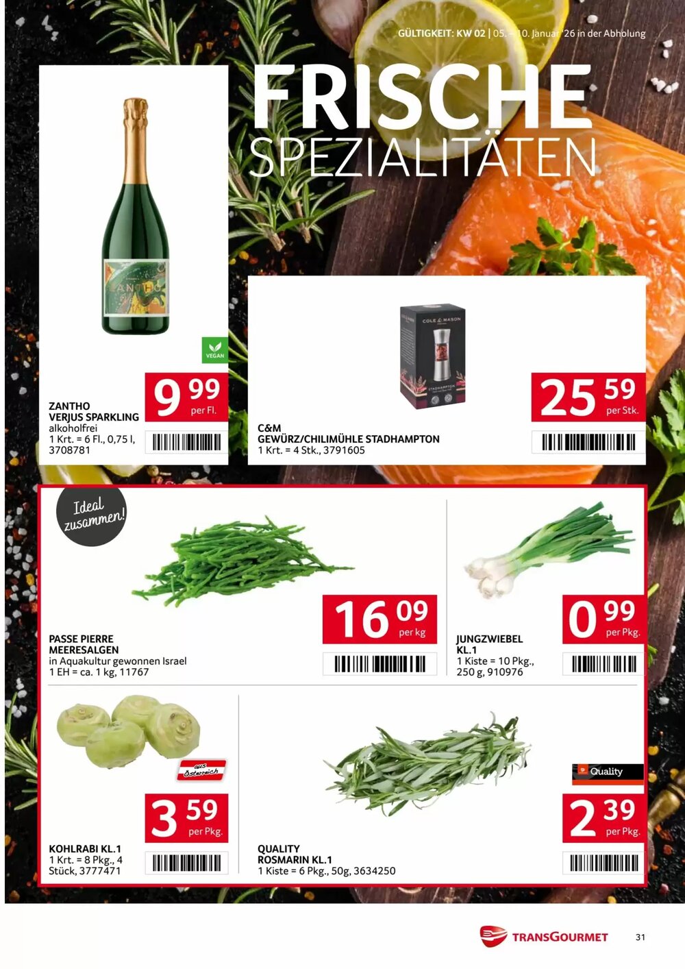 Transgourmet Flugblatt (ab 05.01.2026) - Angebote und Prospekt - Seite 30