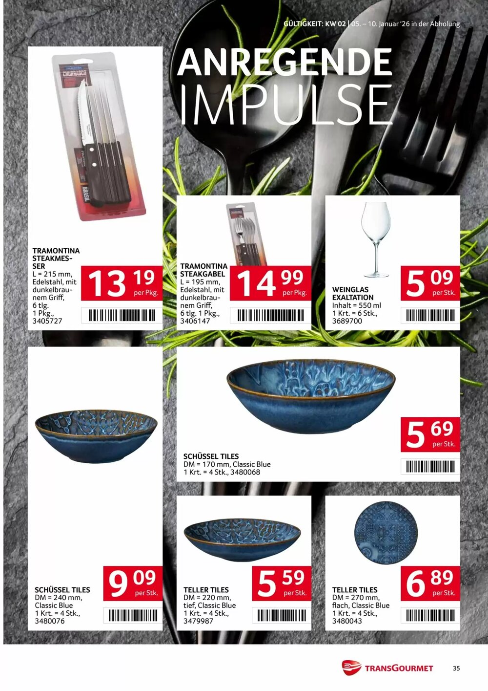 Transgourmet Flugblatt (ab 05.01.2026) - Angebote und Prospekt - Seite 34