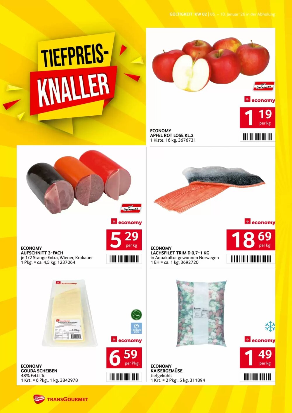 Transgourmet Flugblatt (ab 05.01.2026) - Angebote und Prospekt - Seite 4