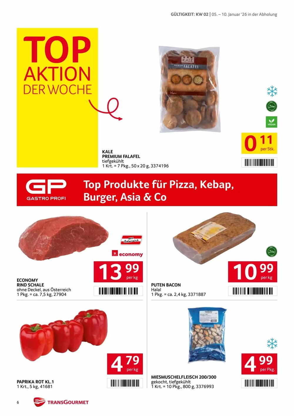 Transgourmet Flugblatt (ab 05.01.2026) - Angebote und Prospekt - Seite 6