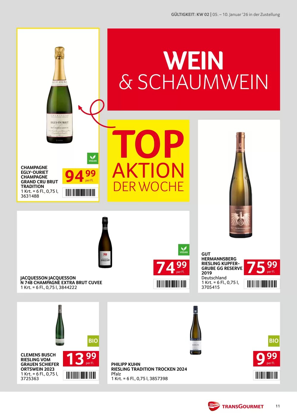 Transgourmet Flugblatt (ab 05.01.2026) - Angebote und Prospekt - Seite 11
