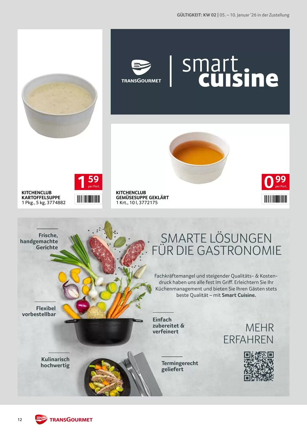 Transgourmet Flugblatt (ab 05.01.2026) - Angebote und Prospekt - Seite 12