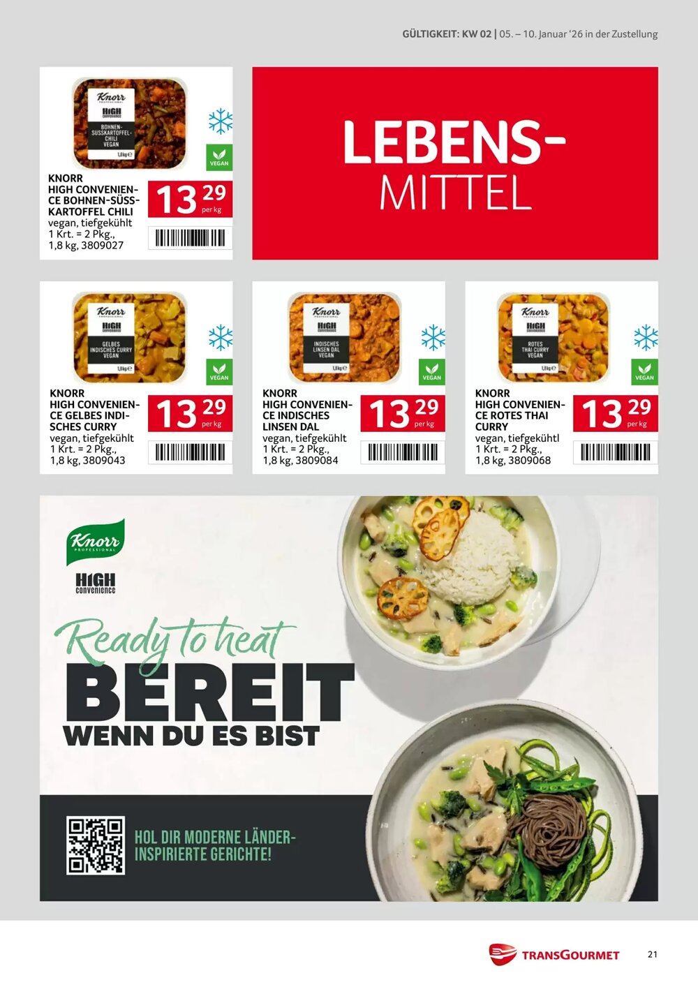 Transgourmet Flugblatt (ab 05.01.2026) - Angebote und Prospekt - Seite 21