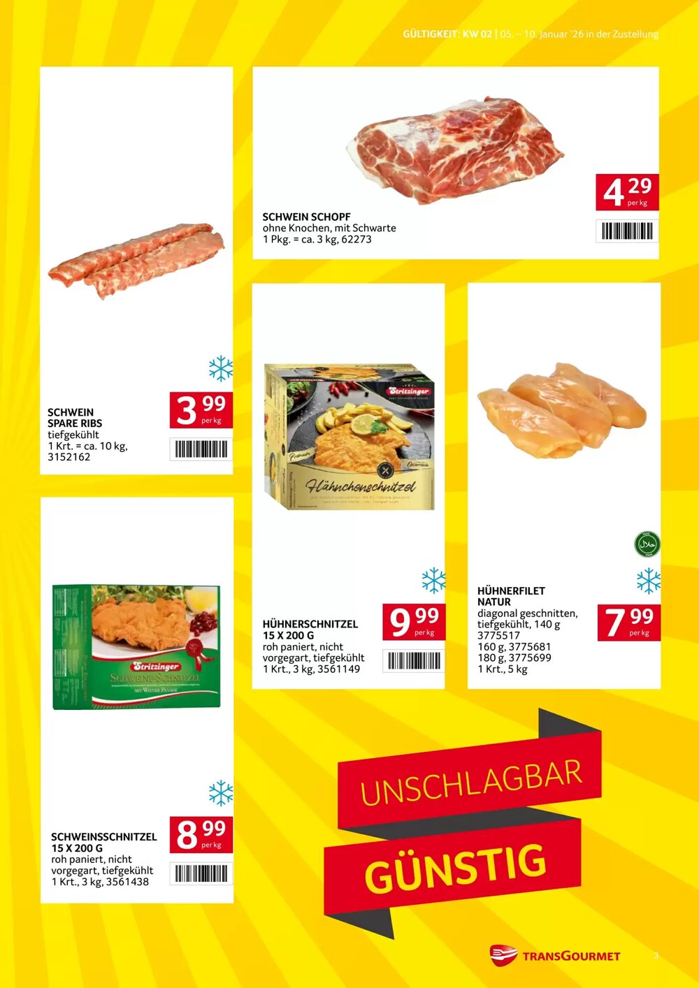 Transgourmet Flugblatt (ab 05.01.2026) - Angebote und Prospekt - Seite 3
