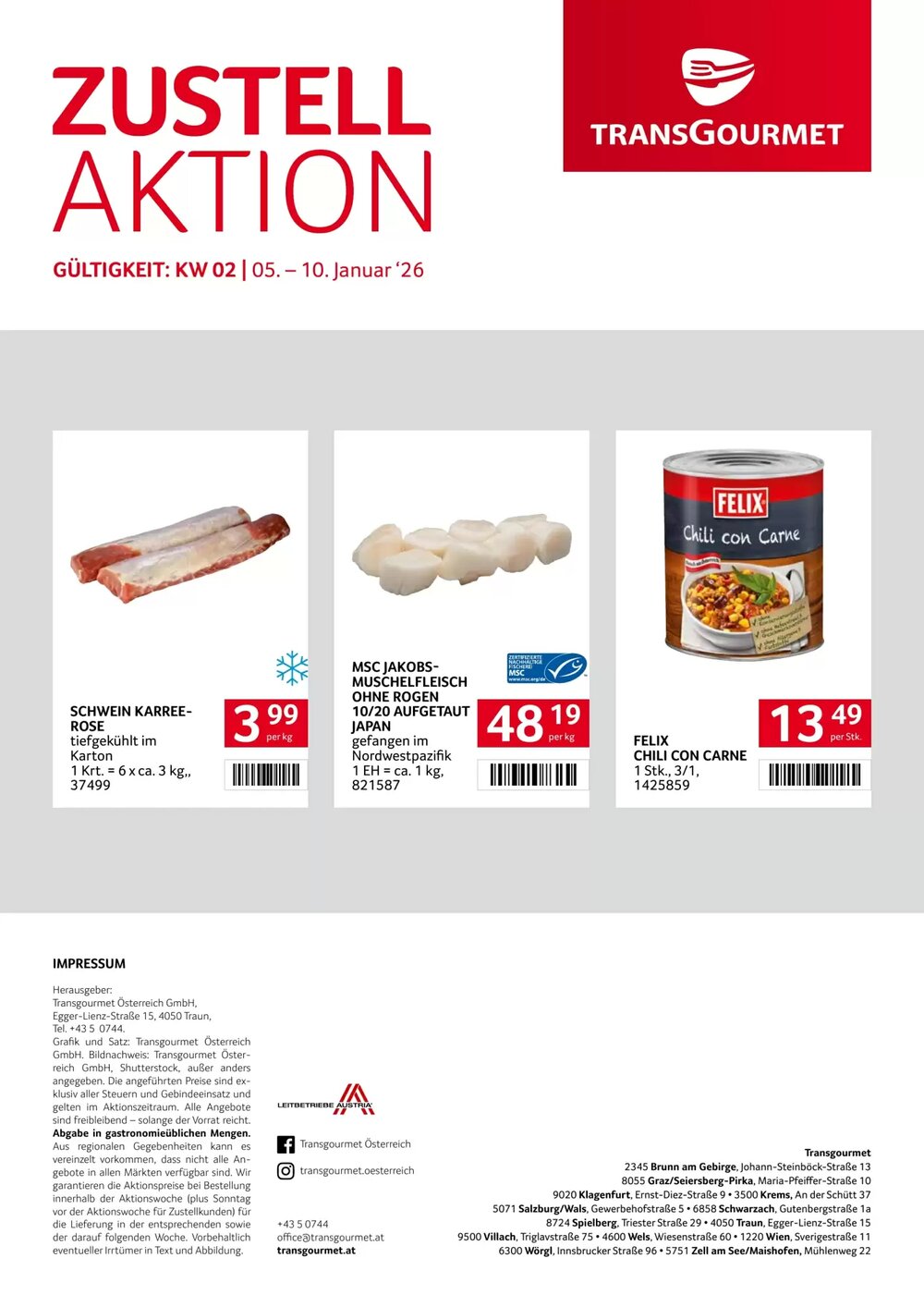 Transgourmet Flugblatt (ab 05.01.2026) - Angebote und Prospekt - Seite 32