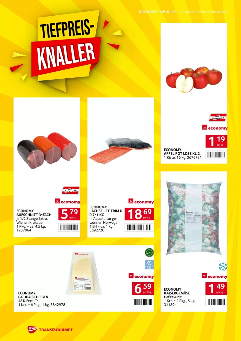 Transgourmet Flugblatt (ab 05.01.2026) - Angebote und Prospekt - Seite 4