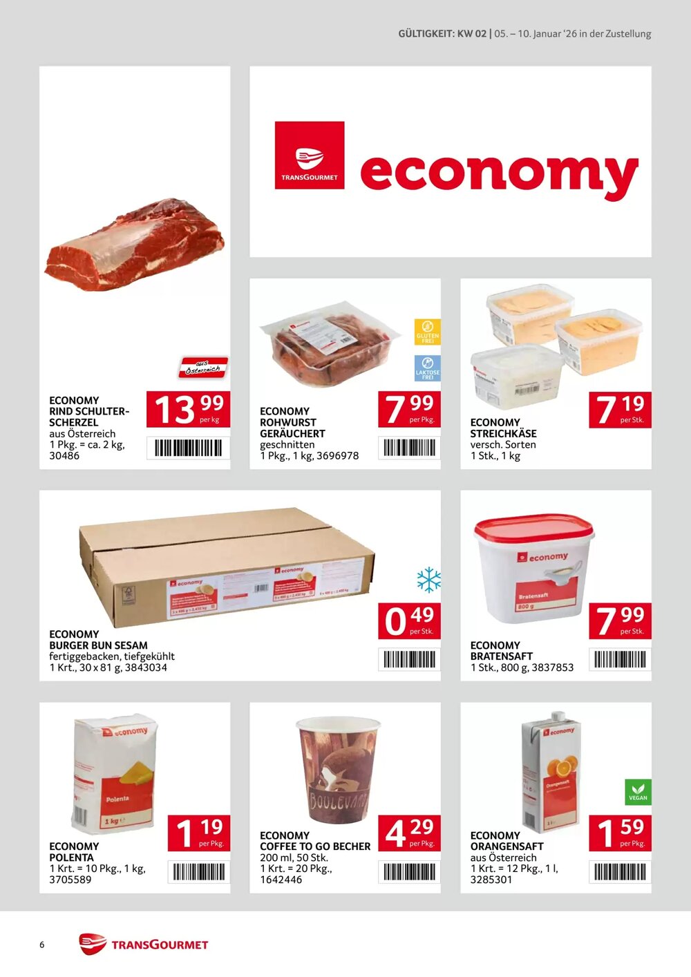 Transgourmet Flugblatt (ab 05.01.2026) - Angebote und Prospekt - Seite 6