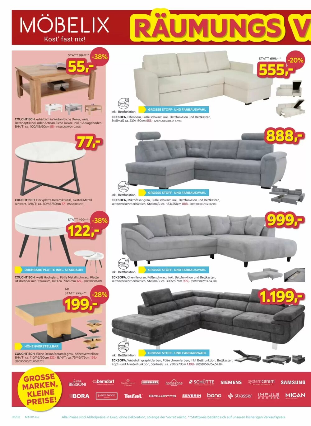 Möbelix Flugblatt (ab 05.01.2026) - Angebote und Prospekt - Seite 6