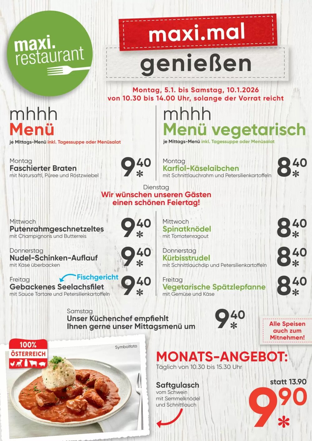 Maximarkt Flugblatt (ab 05.01.2026) - Angebote und Prospekt - Seite 1