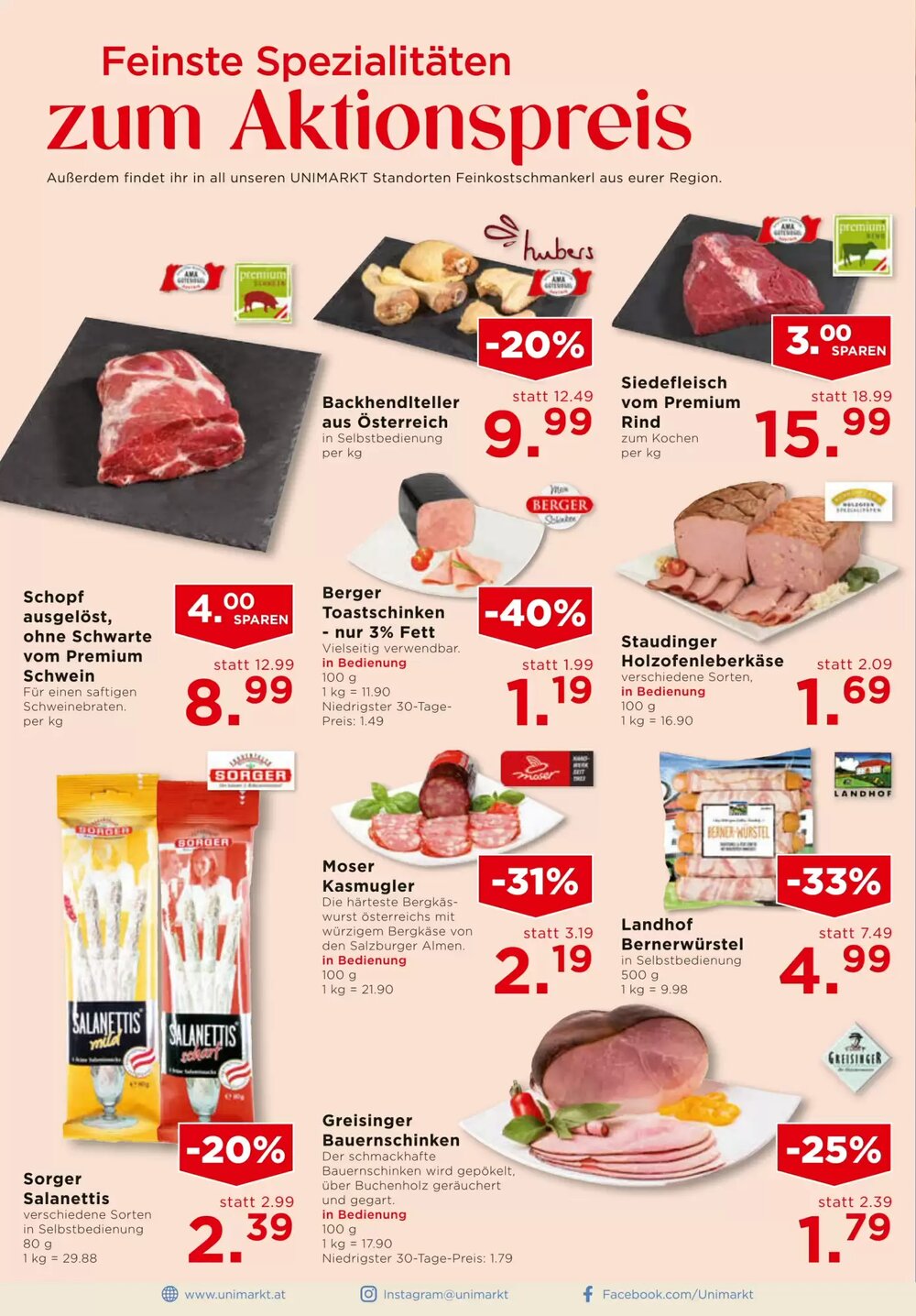 Unimarkt Flugblatt (ab 07.01.2026) - Angebote und Prospekt - Seite 4