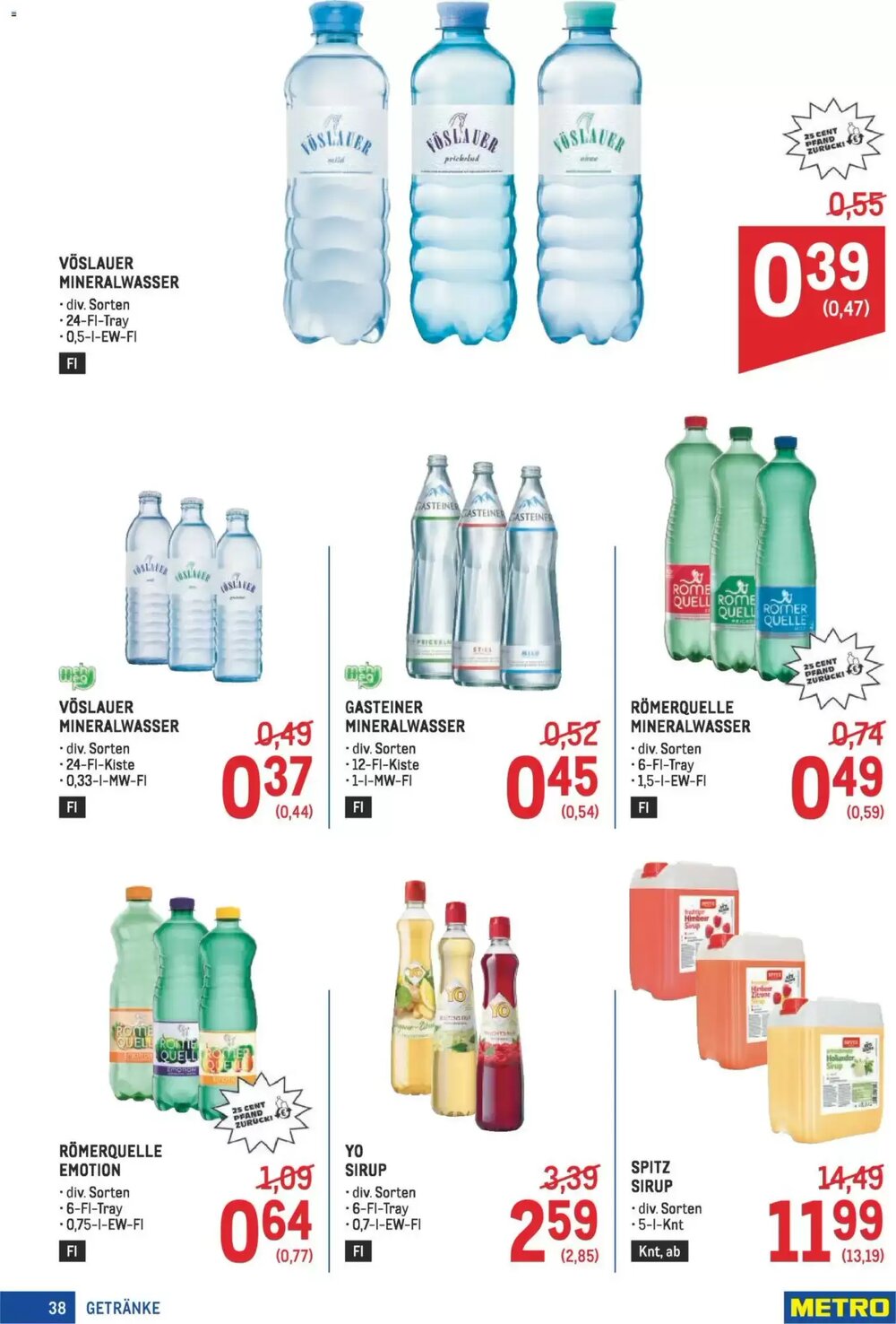 Metro Flugblatt (ab 08.01.2026) - Angebote und Prospekt - Seite 38