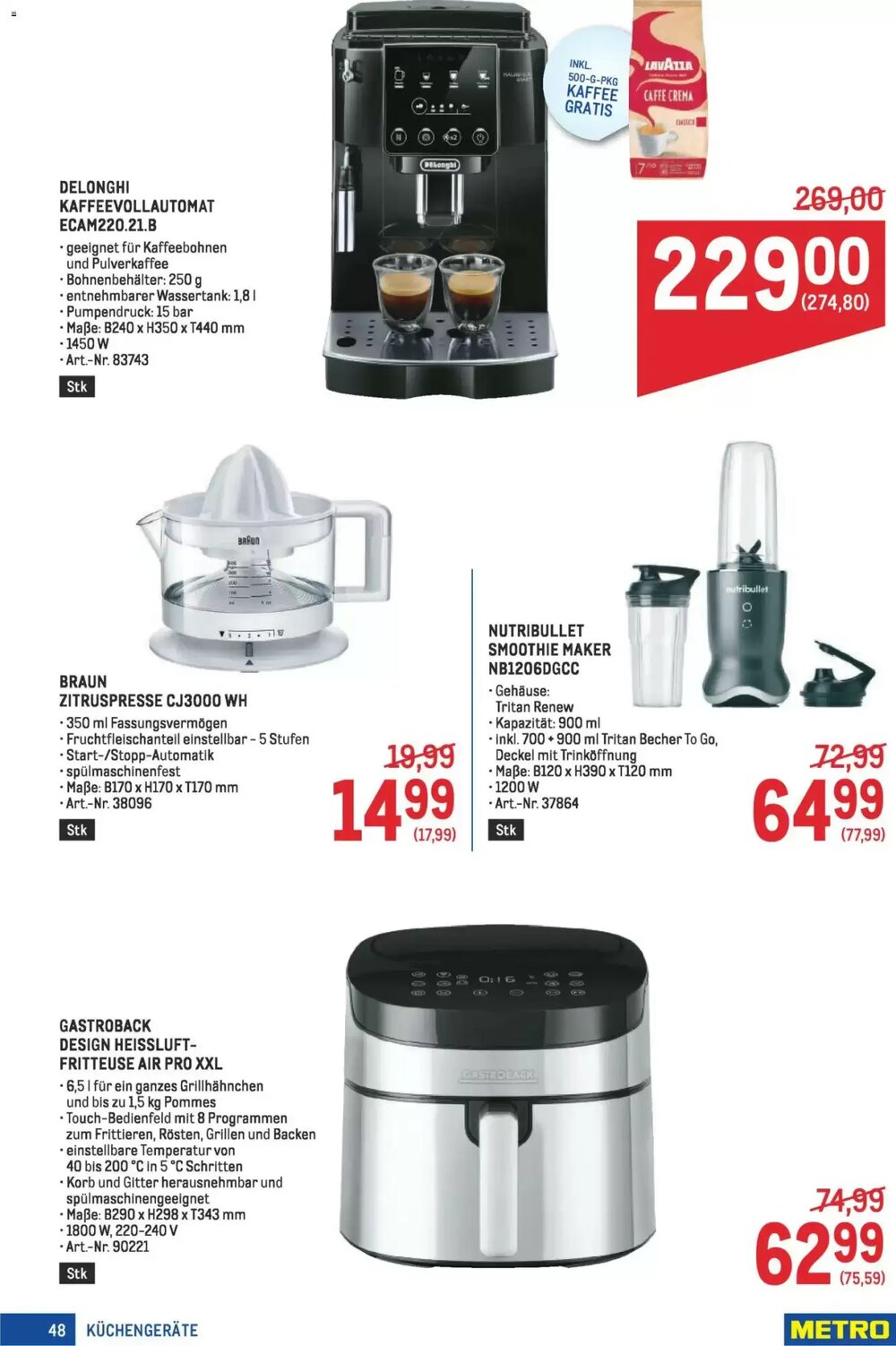 Metro Flugblatt (ab 08.01.2026) - Angebote und Prospekt - Seite 48