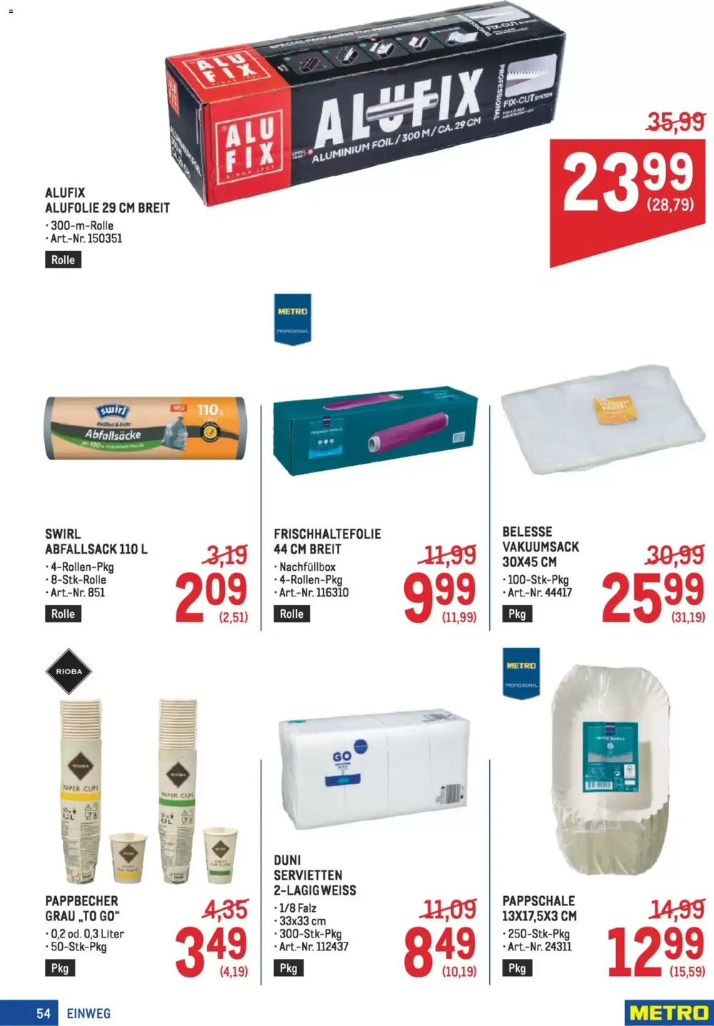 Metro Flugblatt (ab 08.01.2026) - Angebote und Prospekt - Seite 54