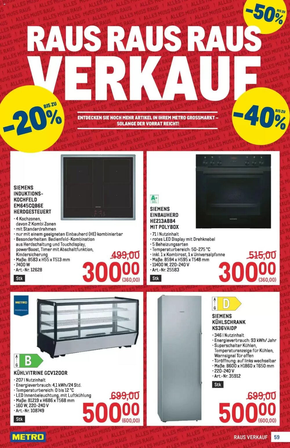 Metro Flugblatt (ab 08.01.2026) - Angebote und Prospekt - Seite 59