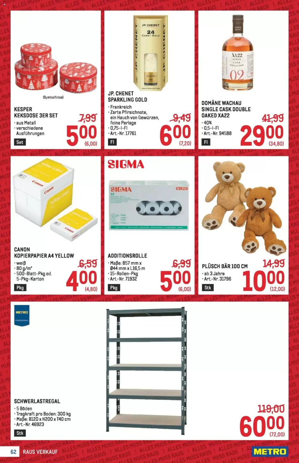 Metro Flugblatt (ab 08.01.2026) - Angebote und Prospekt - Seite 62