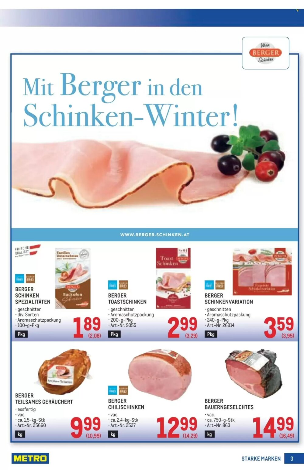 Metro Flugblatt (ab 08.01.2026) - Angebote und Prospekt - Seite 3