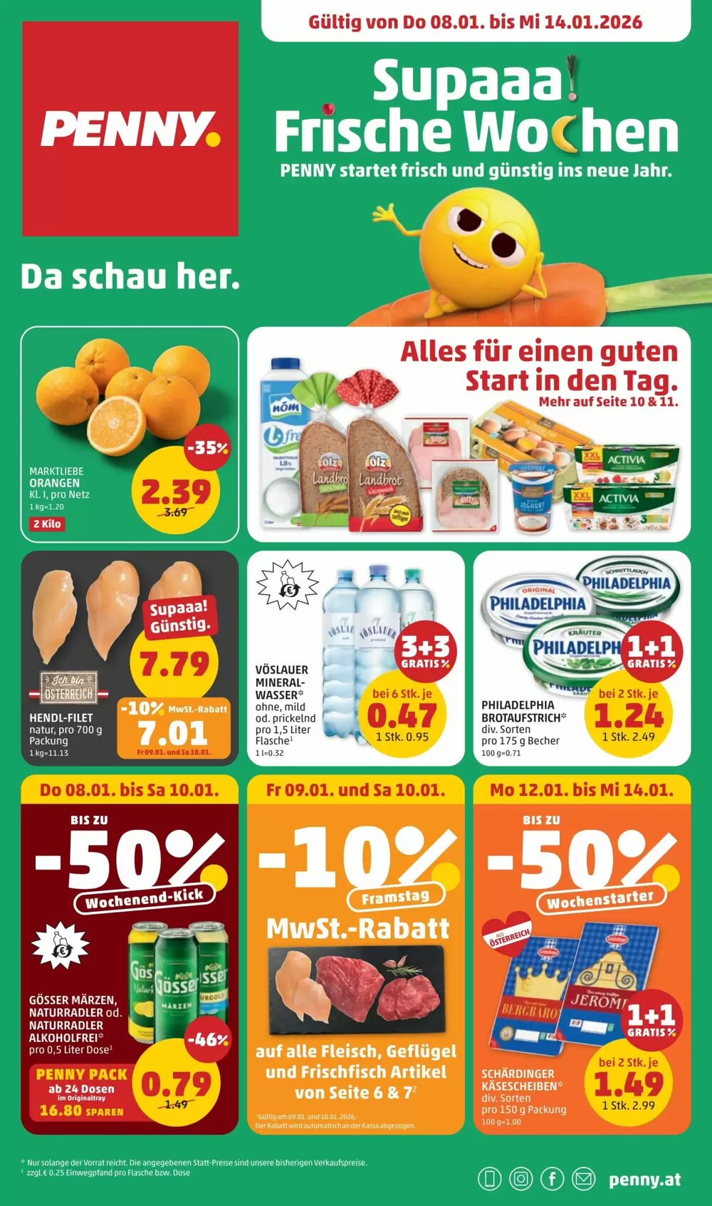 PENNY Flugblatt (ab 08.01.2026) - Angebote und Prospekt - Seite 1