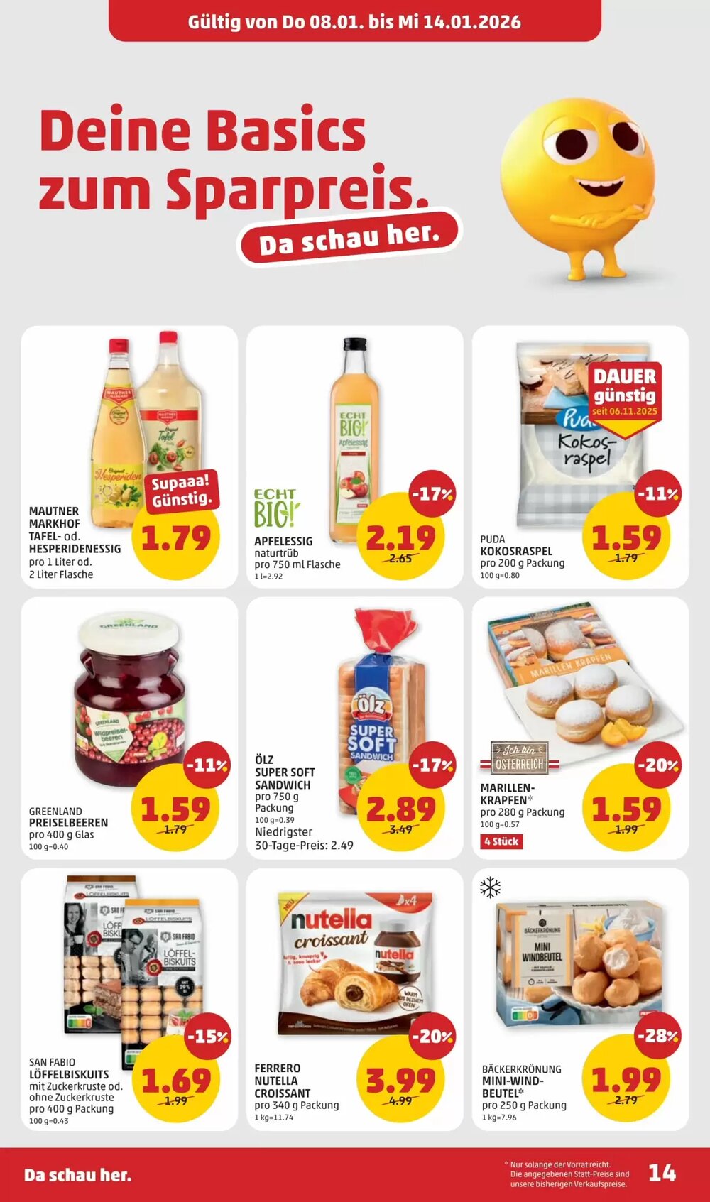 PENNY Flugblatt (ab 08.01.2026) - Angebote und Prospekt - Seite 14