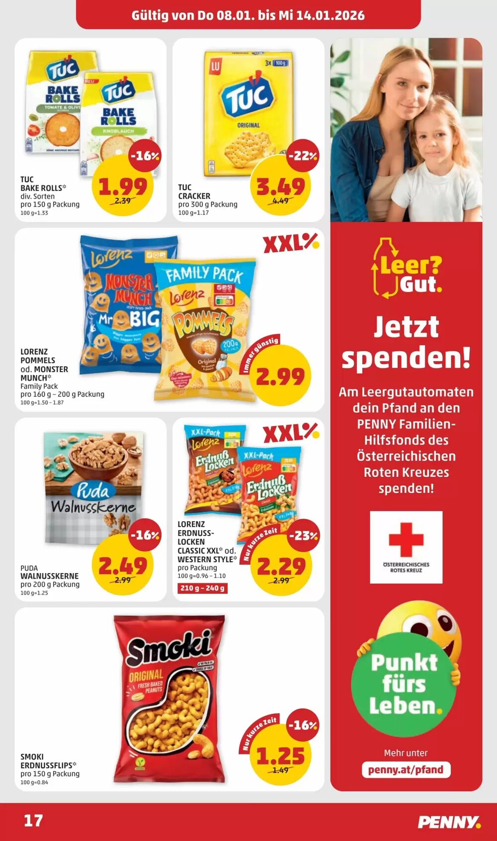 PENNY Flugblatt (ab 08.01.2026) - Angebote und Prospekt - Seite 17