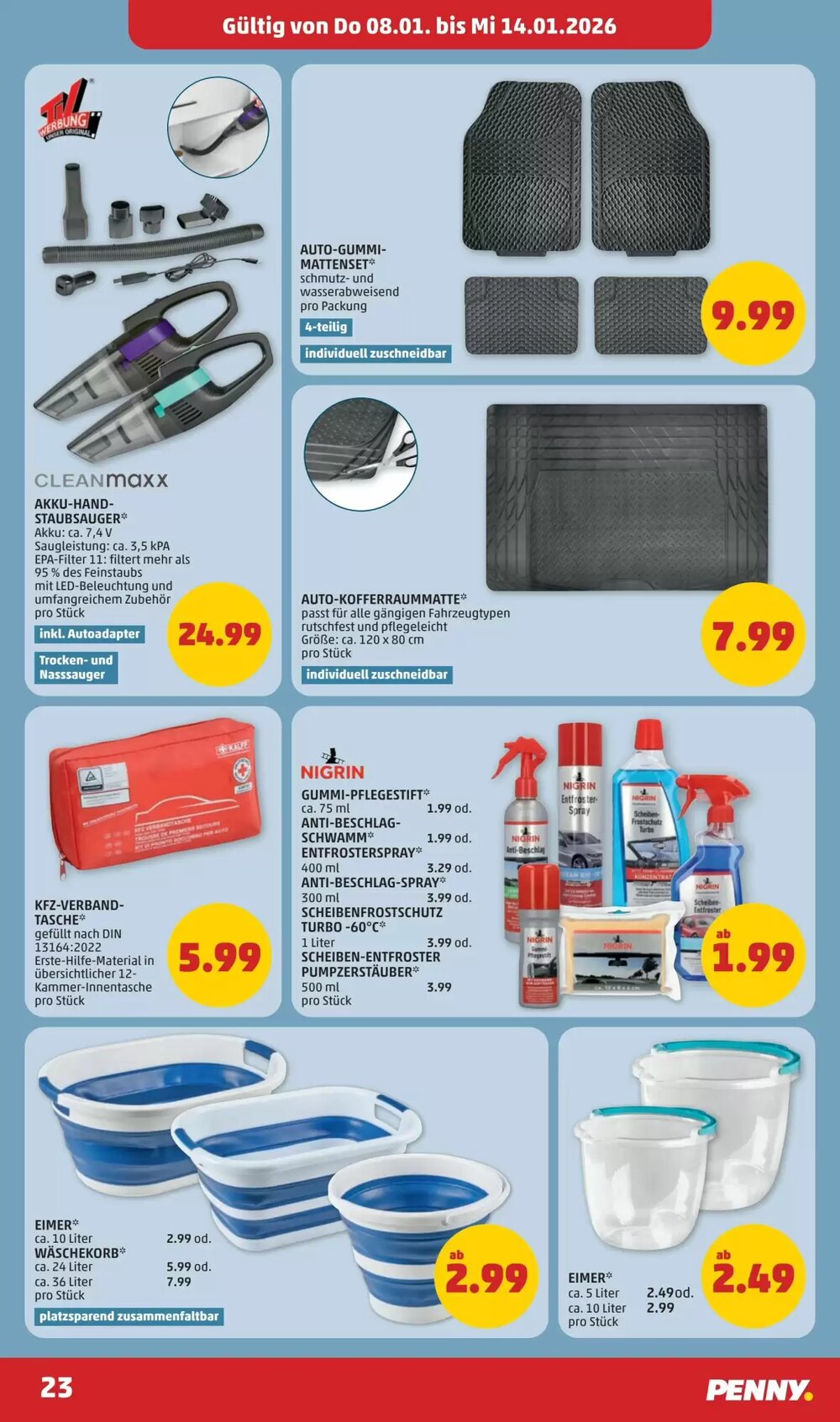 PENNY Flugblatt (ab 08.01.2026) - Angebote und Prospekt - Seite 23