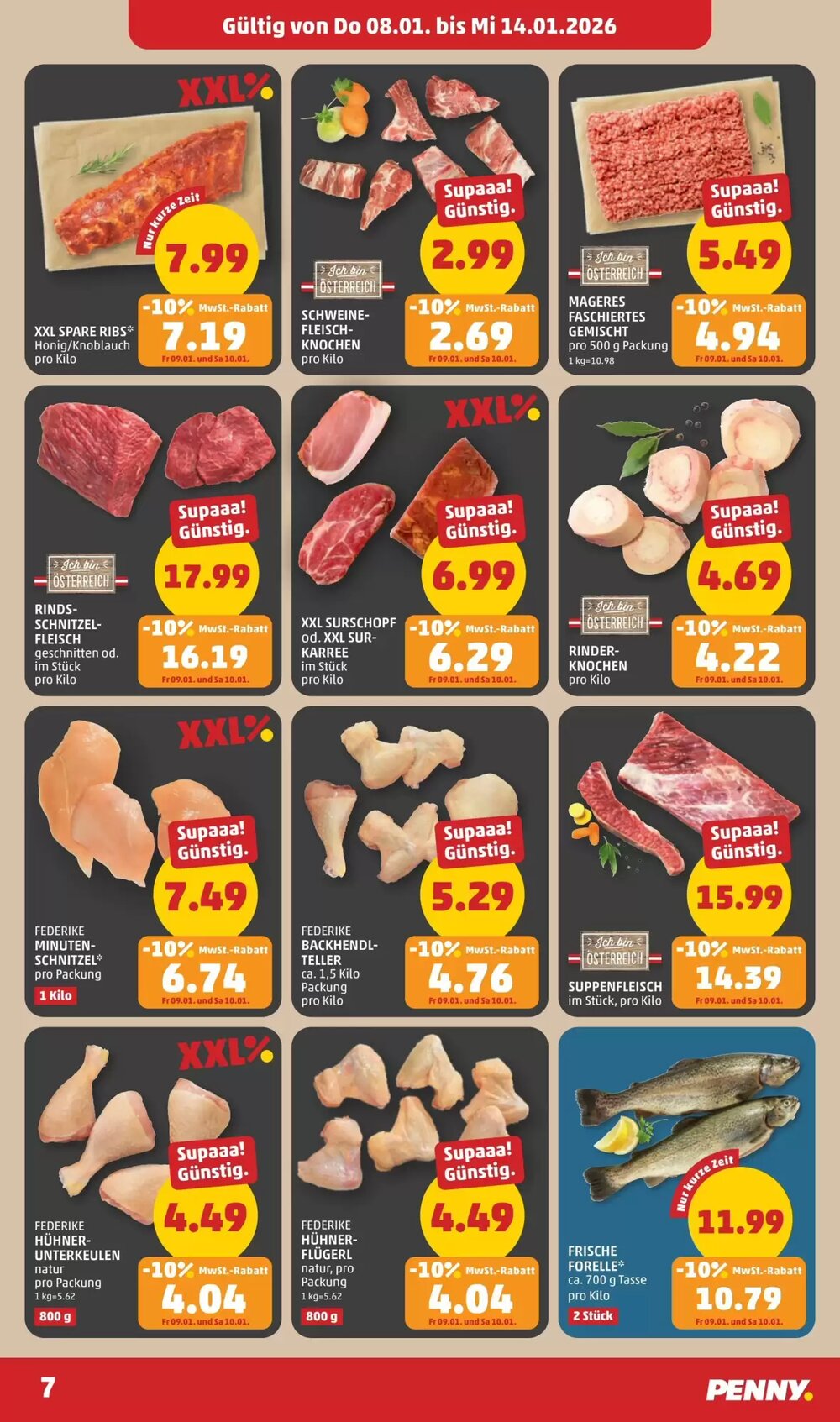 PENNY Flugblatt (ab 08.01.2026) - Angebote und Prospekt - Seite 7