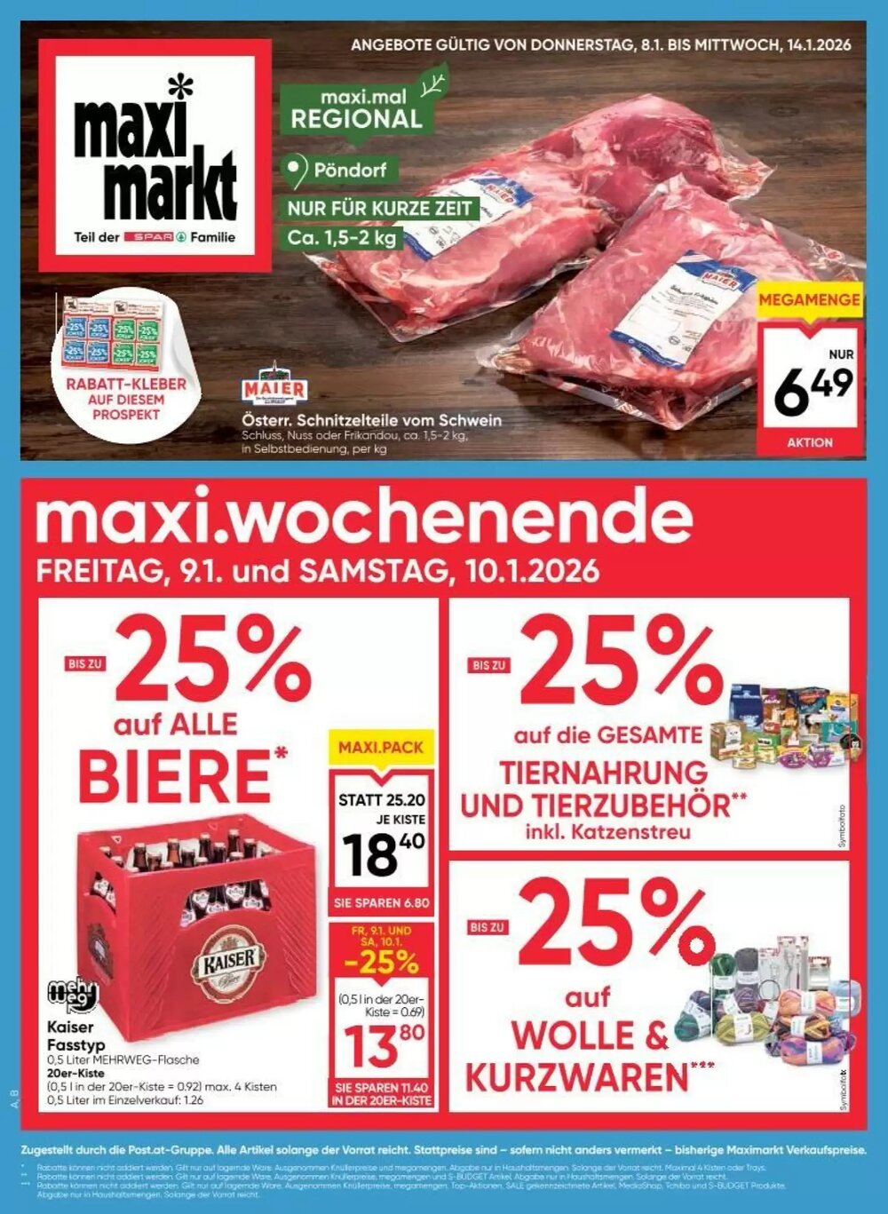 Maximarkt Flugblatt (ab 08.01.2026) - Angebote und Prospekt - Seite 1