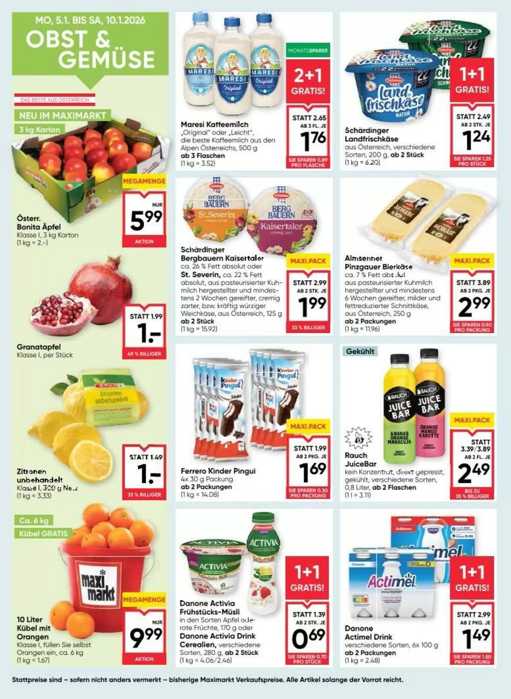Maximarkt Flugblatt (ab 08.01.2026) - Angebote und Prospekt - Seite 10
