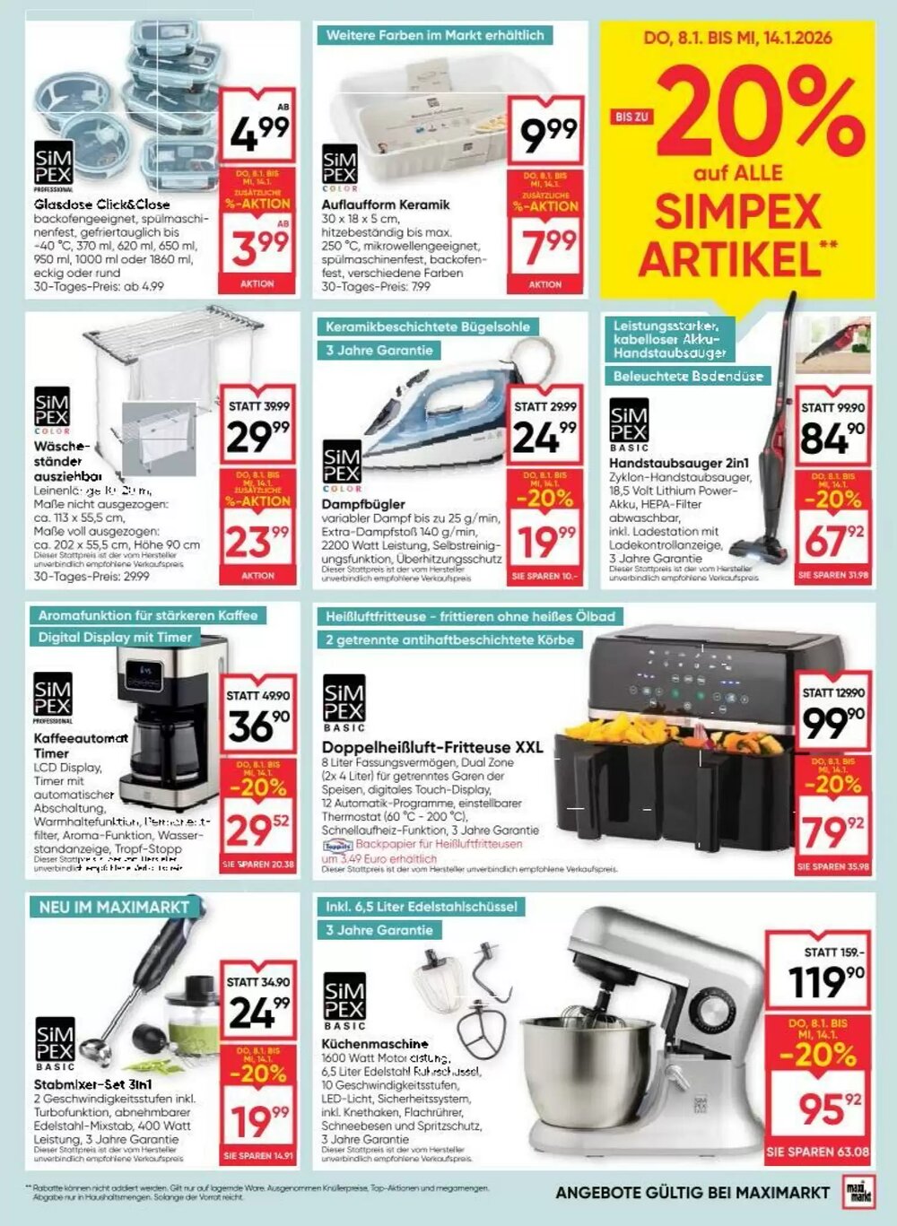 Maximarkt Flugblatt (ab 08.01.2026) - Angebote und Prospekt - Seite 17