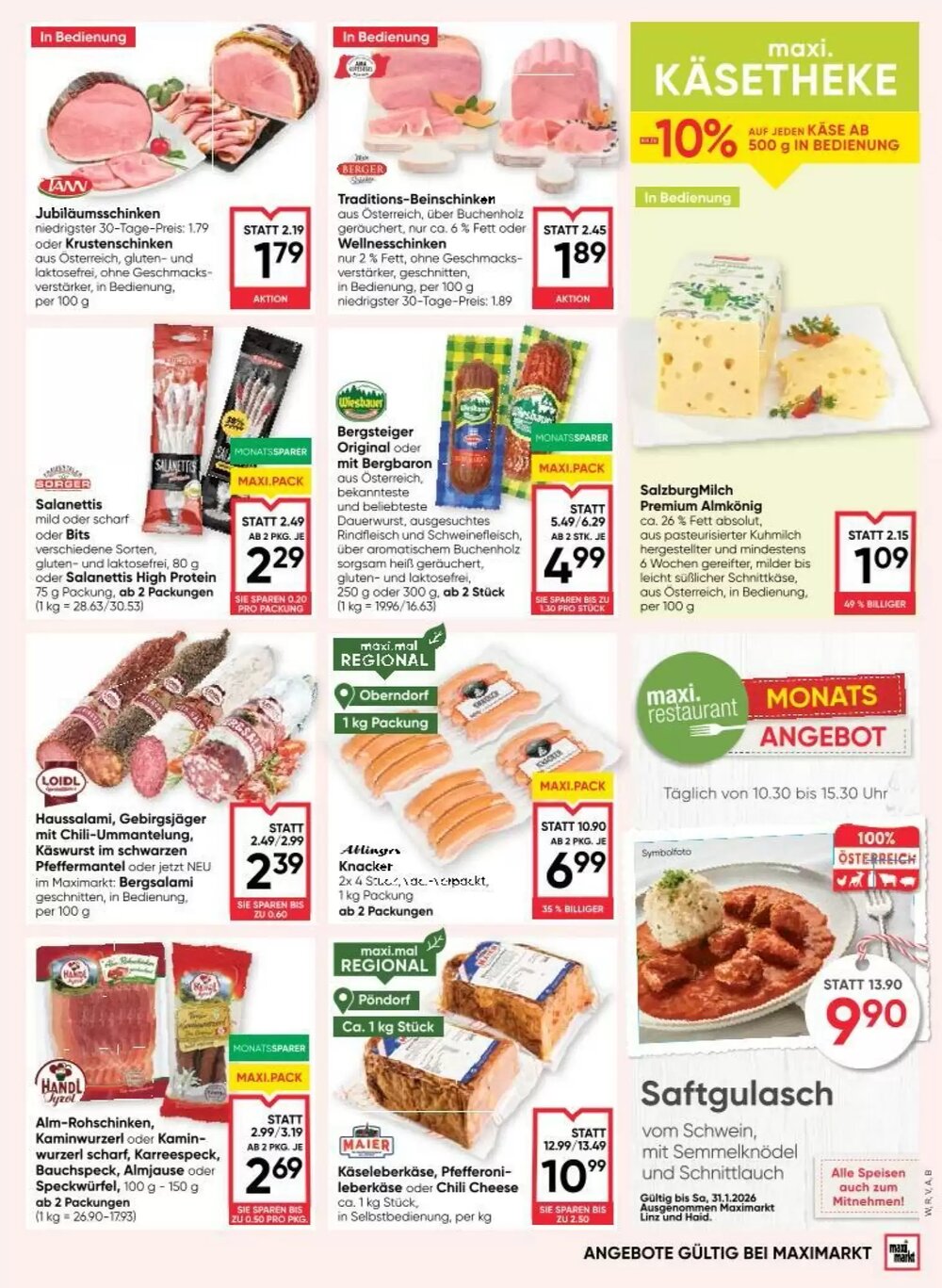 Maximarkt Flugblatt (ab 08.01.2026) - Angebote und Prospekt - Seite 9