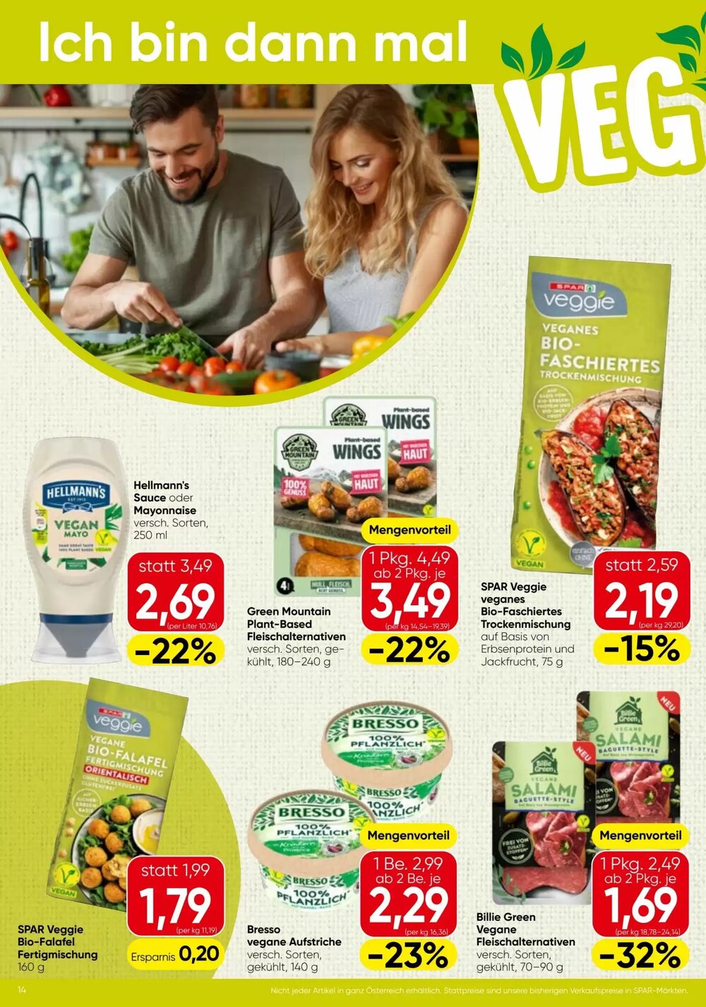 Spar Flugblatt (ab 08.01.2026) - Angebote und Prospekt - Seite 14