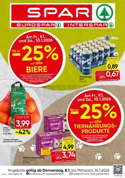 Spar Flugblatt (ab 08.01.2026) - Angebote und Prospekt