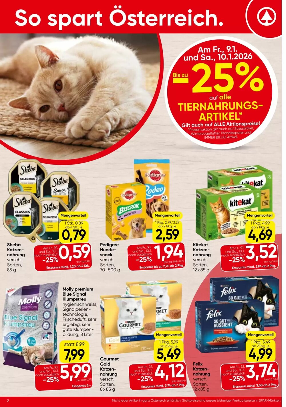 Spar Flugblatt (ab 08.01.2026) - Angebote und Prospekt - Seite 2