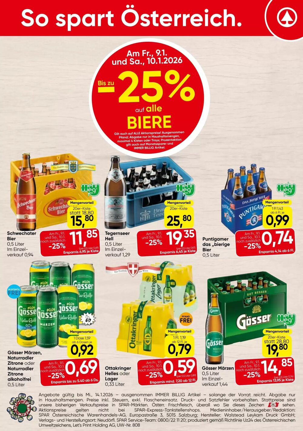 Spar Flugblatt (ab 08.01.2026) - Angebote und Prospekt - Seite 24