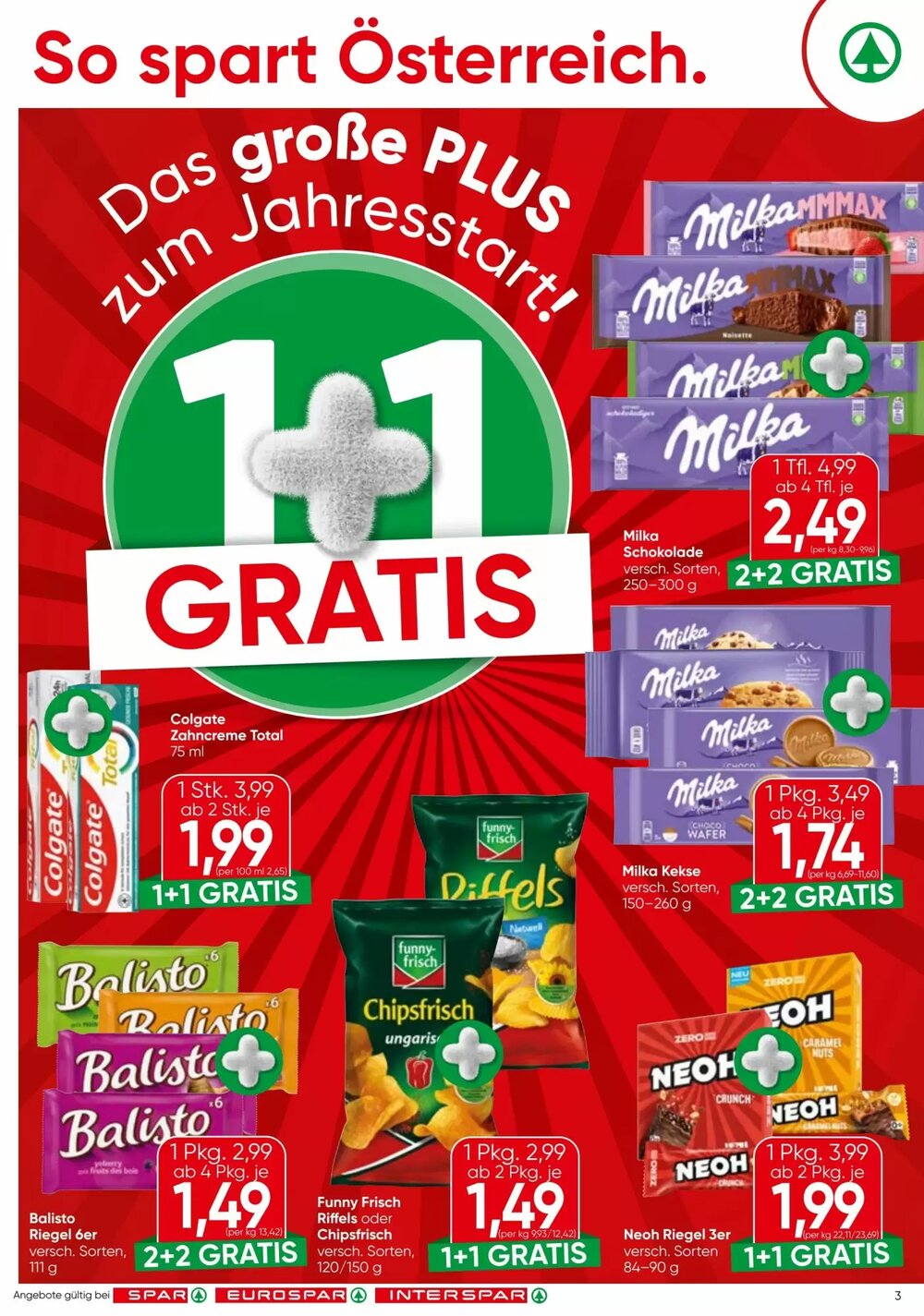 Spar Flugblatt (ab 08.01.2026) - Angebote und Prospekt - Seite 3