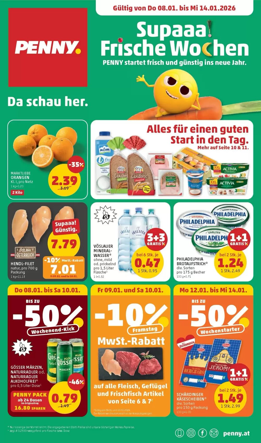 PENNY Flugblatt (ab 08.01.2026) - Angebote und Prospekt - Seite 1