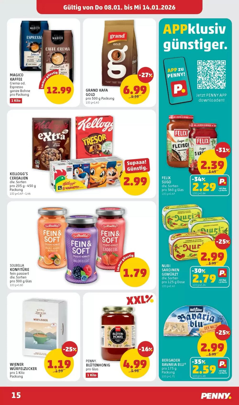 PENNY Flugblatt (ab 08.01.2026) - Angebote und Prospekt - Seite 15