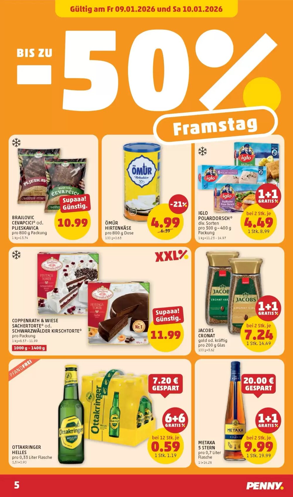 PENNY Flugblatt (ab 08.01.2026) - Angebote und Prospekt - Seite 5