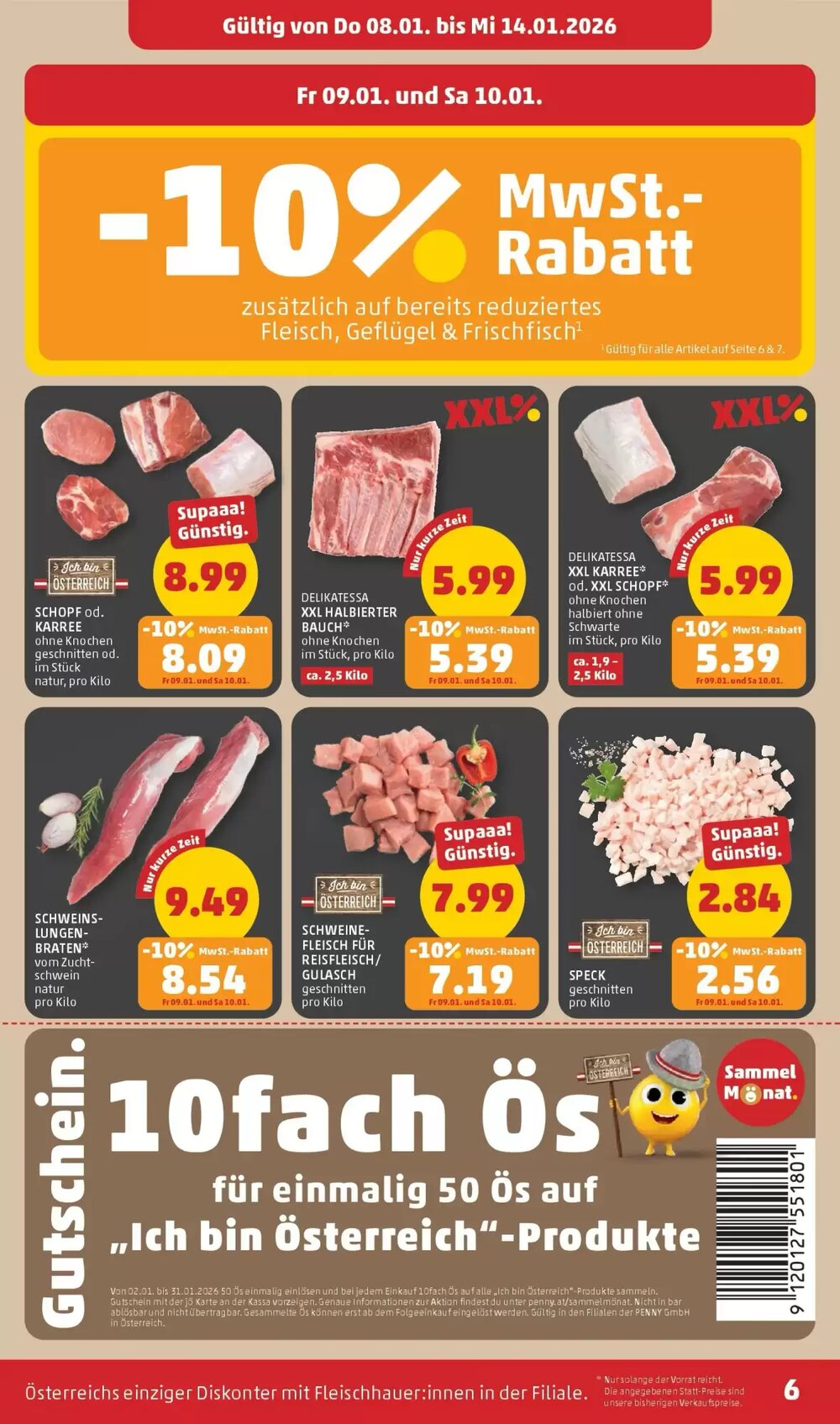 PENNY Flugblatt (ab 08.01.2026) - Angebote und Prospekt - Seite 6
