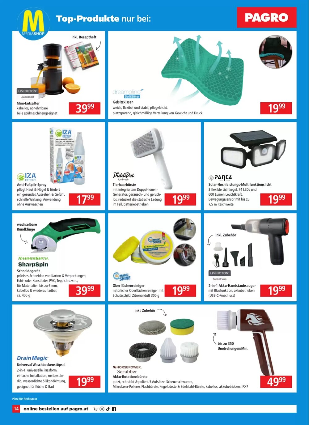 Pagro Diskont Flugblatt (ab 08.01.2026) - Angebote und Prospekt - Seite 14