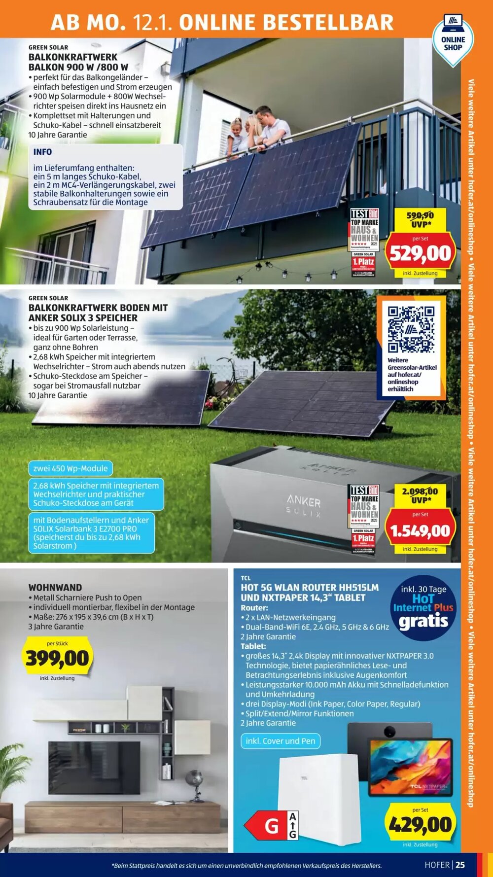 Hofer Flugblatt (ab 09.01.2026) - Angebote und Prospekt - Seite 29