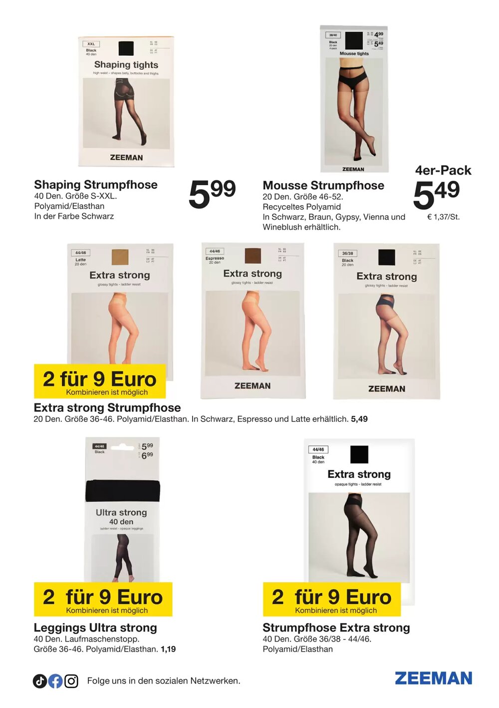 Zeeman Flugblatt (ab 10.01.2026) - Angebote und Prospekt - Seite 31