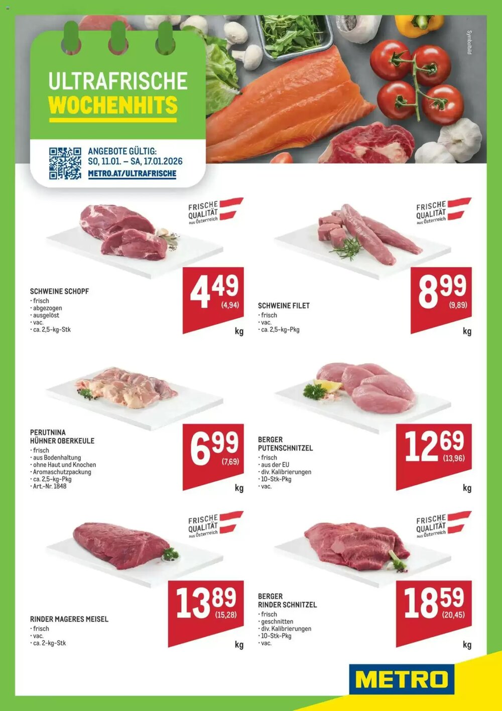 Metro Flugblatt (ab 11.01.2026) - Angebote und Prospekt - Seite 1